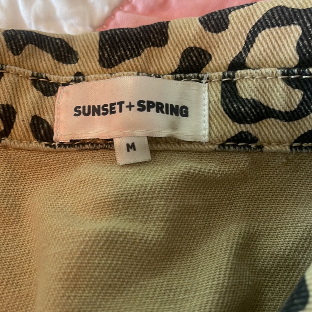 Cropped cheetah jacket - Picture 2 of 2